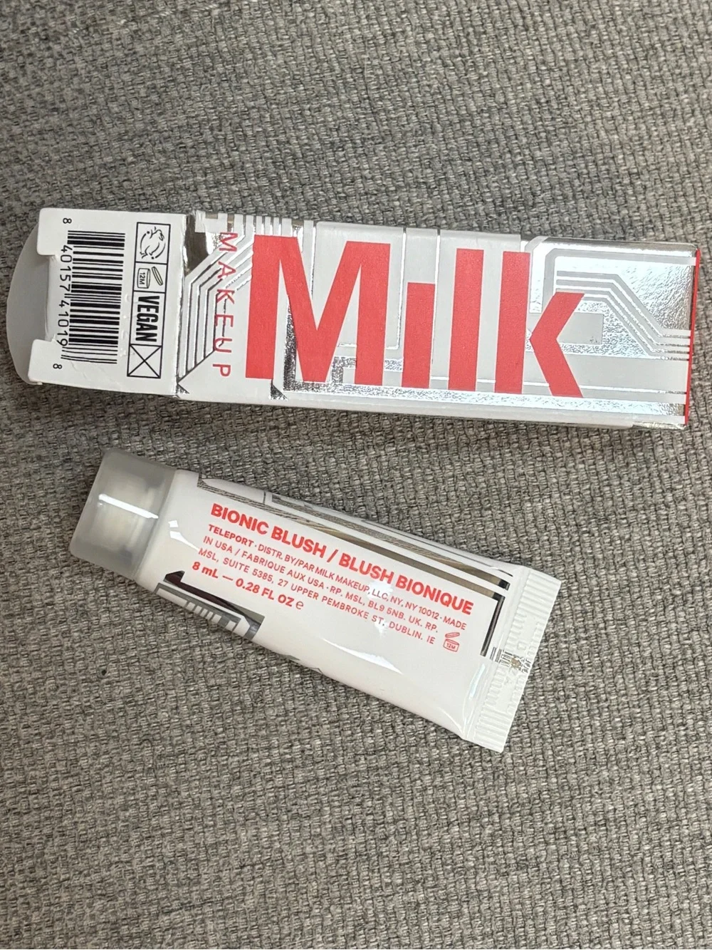 Milk Makeup Bionic Blush - Teleport Coral-Red Cream